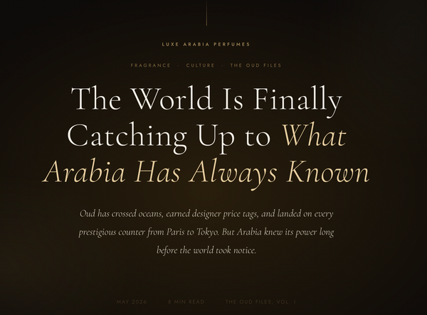 The World Is Finally Catching Up to What Arabia Has Always Known