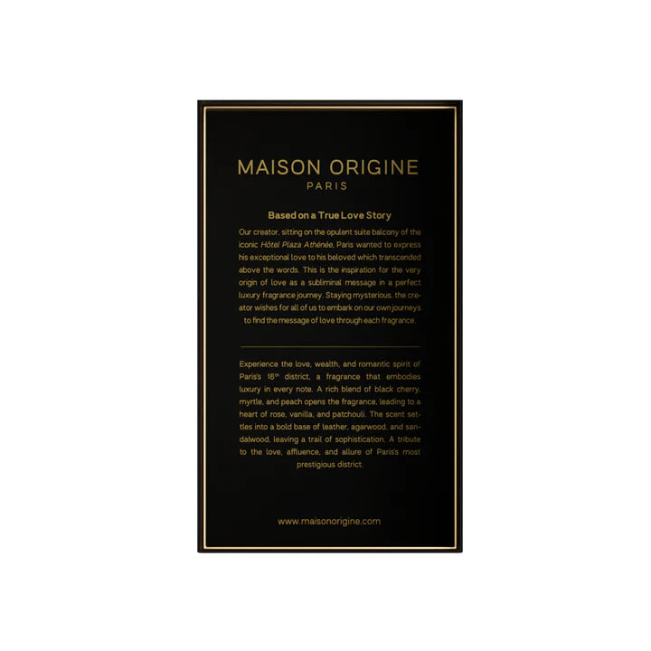 Luxe Arabia -   Maison Origine Amber Me Paris Extrait De Parfum 100ml - Gold Edition Luxe Arabia Perfumes