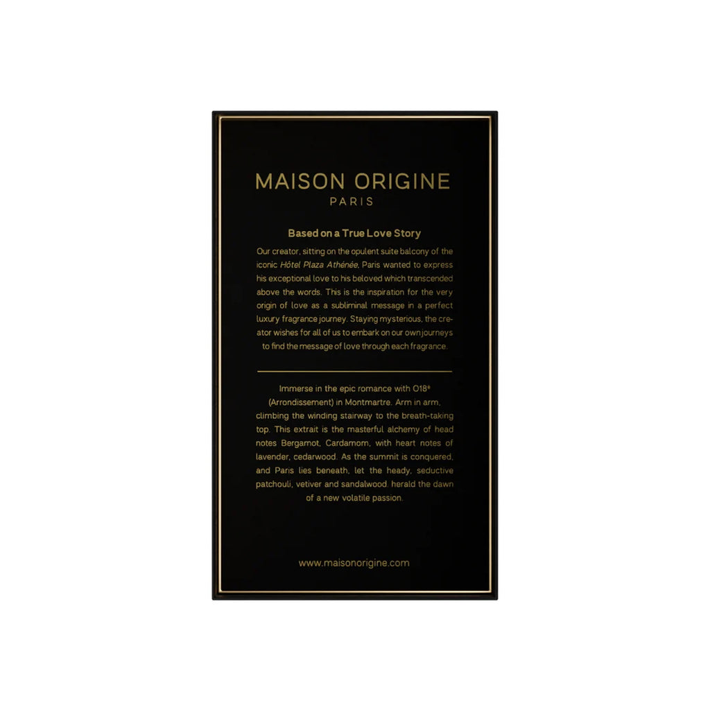 Luxe Arabia - Maison Origine O18è Extrait De Parfum 100ml - Gold Edition Luxe Arabia Perfumes